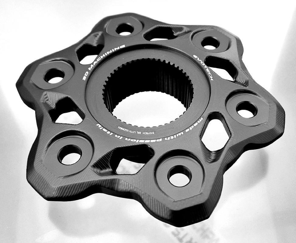 Ducati Streetfighter/Panigale V4 ab 2020 Kettenradträger in Schwarz von Evotech Italien